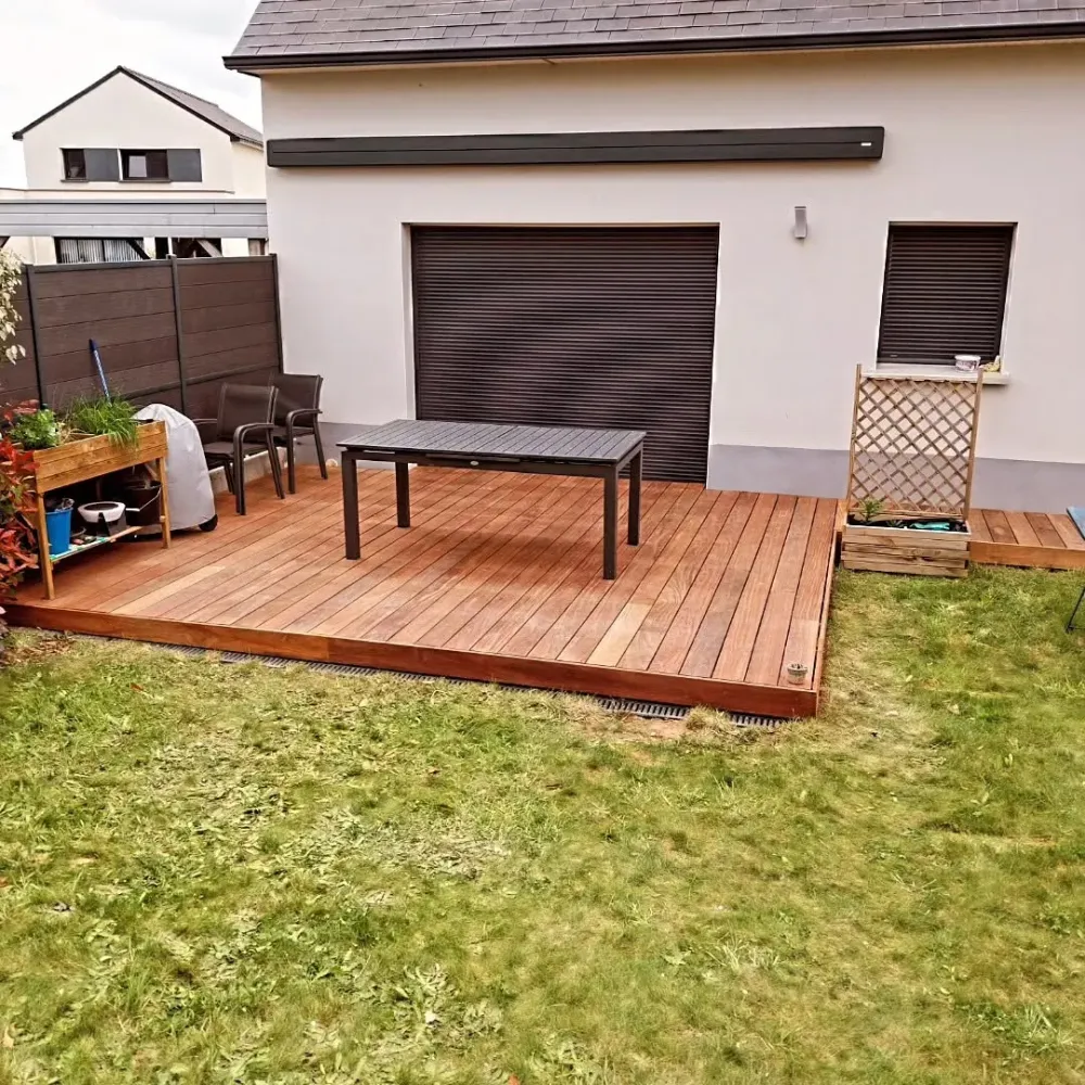 terrasse après